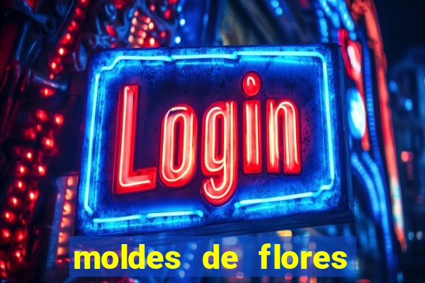 moldes de flores gigantes para imprimir